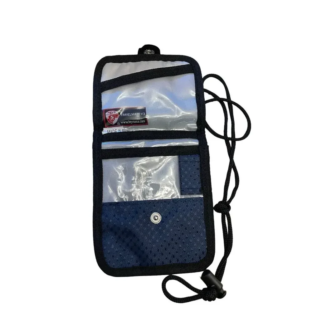 Heys Travelmate V3 Crossbody Sling Bag Unisex Organizer Lined Nylon Blue‎ Pouch